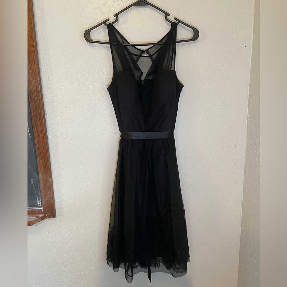 Black cocktail dress